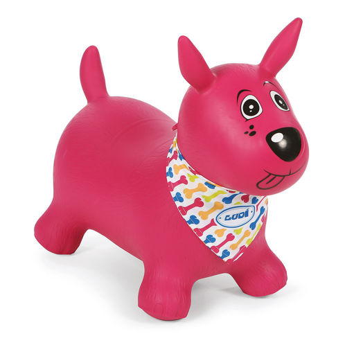 Jumping Dog Pink Ride on Baby Play Ludi Toys Shop Kids Toy