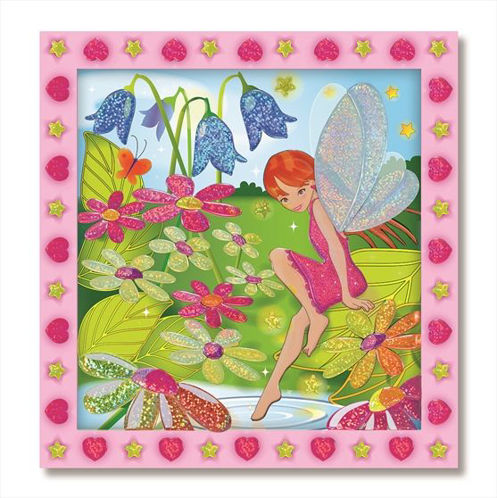 Picture of Flower Garden Fairy Peel & Press Sticker by Numbers Item