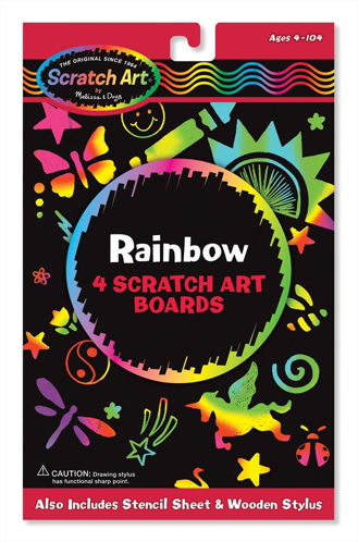 Picture of Rainbow Scratch Art