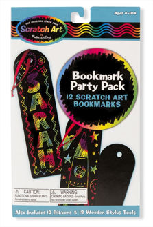 Picture of Bookmark Scratch Art Party Pack