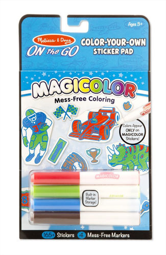 Picture of Color-Your-Own Sticker Pad - Blue