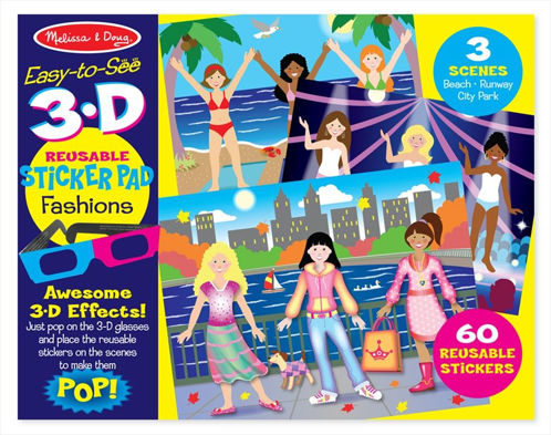 Picture of 3D Reusable Sticker Pad-Fashions