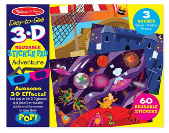 Picture of Melissa and Doug 3D Reusable Sticker Pad-Adventure
