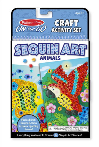 Picture of On the Go Sequin Scenes Activity Set - Animals