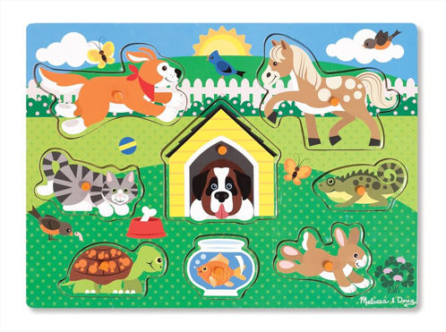 Picture of Pets Peg Puzzle - melissa & doug