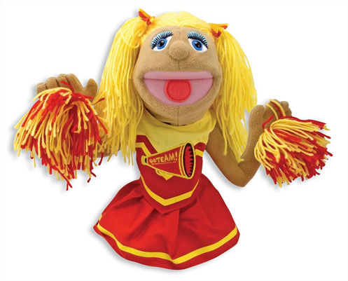 Picture of Cheerleader hand puppets