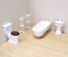 Picture of Dollhouse Furniture Bathroom Set
