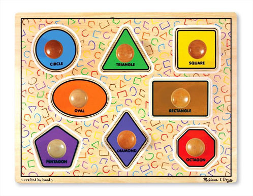 Picture of Large Shape Jumbo Knob Puzzle