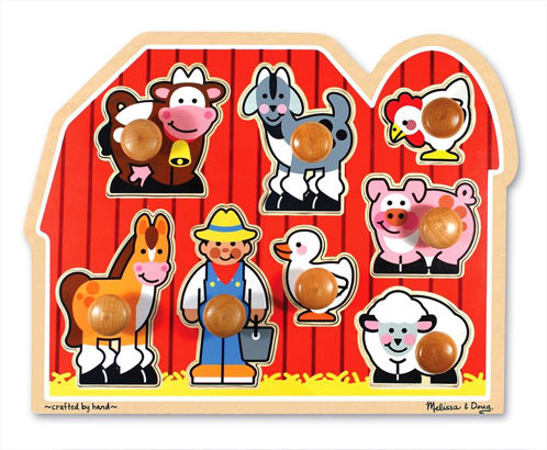 Picture of Jumbo knob puzzle - Farm Friends