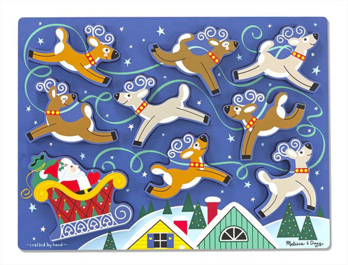 Picture of Santa & Reindeer Chunky Puzzle