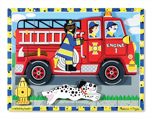 Picture of Fire Truck Chunky Puzzle