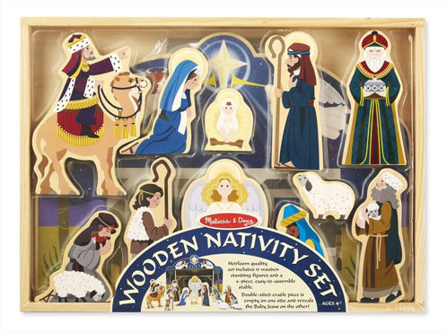 Picture of Wooden Nativity Set