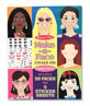 Picture of Make a Face fashion faces sticker pad