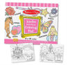 Picture of Jumbo Coloring Pad pink- Horses, Hearts, Flowers & More