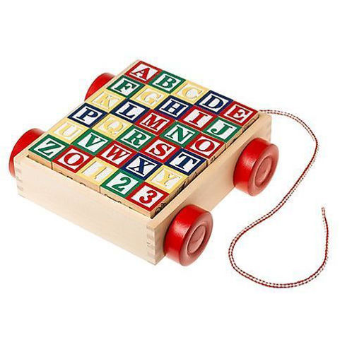 Picture of Classic ABC Block Cart - Melissa & Doug