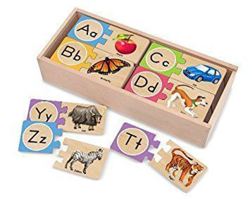 Picture of Self-Correcting A-Z Letter Puzzles - Melissa & Doug