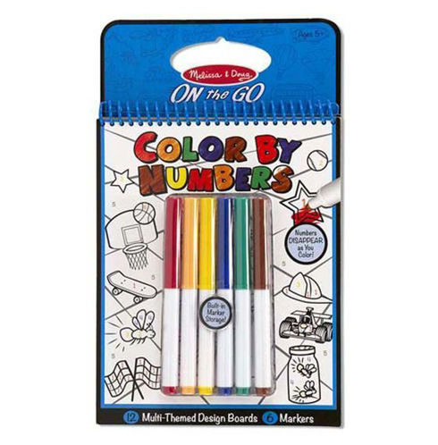 Picture of On the Go Color by Numbers - melissa & doug