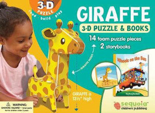 Picture of Giraffe 3-D Puzzle & 2-Book Set