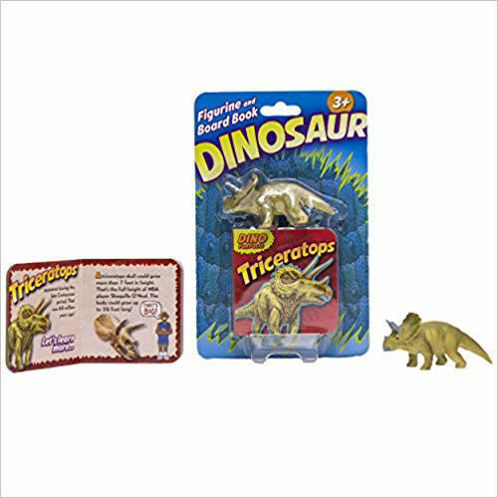 Picture of Triceratops - Dinosaur Figurine and Board Book