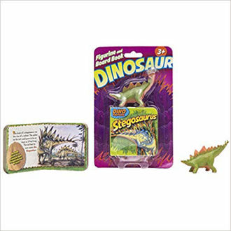 Picture of Stegosaurus - Dinosaur Figurine and Board Book