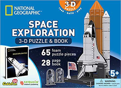 Picture of National Geographic - Space Exploration 3-D Puzzle & Book