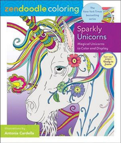 Picture of Zendoodle Coloring: Sparkly Unicorns