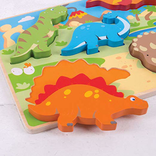 Chunky Lift Out Puzzle - Dinosaurs