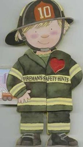 Picture of Fireman's Safety Hints Little People Shape Books