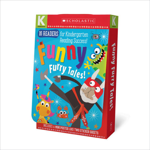 Picture of Scholastic Early Learners: Funny Furry Tales Kindergarten A-D Reader Box Set