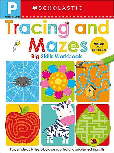 Picture of Pre-K Big Skills Workbook: Tracing and Mazes