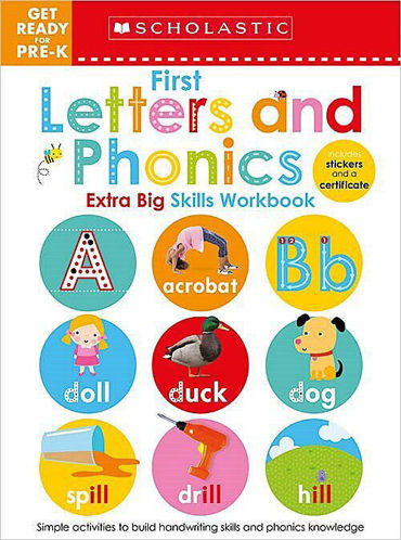 Picture of Get Ready for Pre-K Extra Big Skills Workbook: First Letters and Phonics