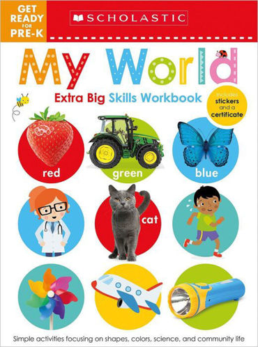 Picture of Get Ready for Pre-K Extra Big Skills Workbook: My World - Scholastic