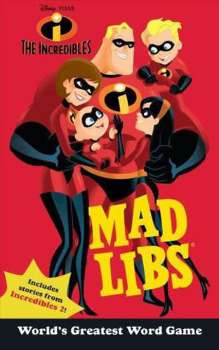 Picture of The Incredibles Mad Libs