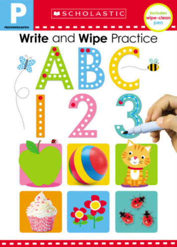 Picture of Write and Wipe Practice Flip Book: ABC 123