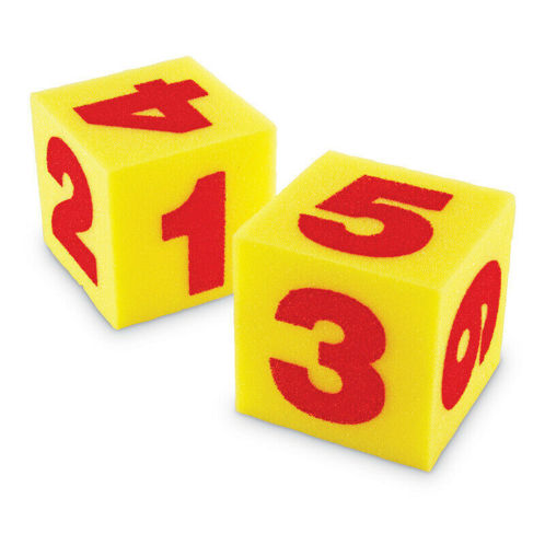 Picture of Learning Resources Giant Soft Numeral Cubes