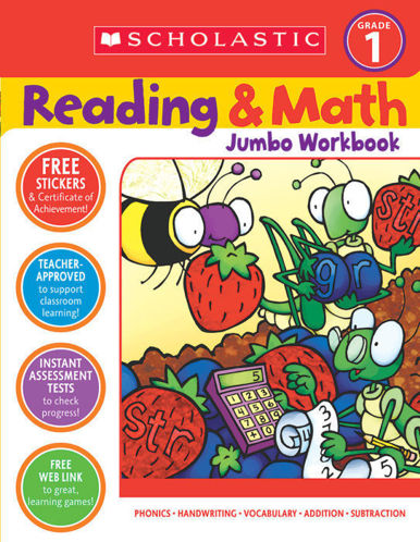 Picture of Reading and Math Jumbo Workbook Grade 1