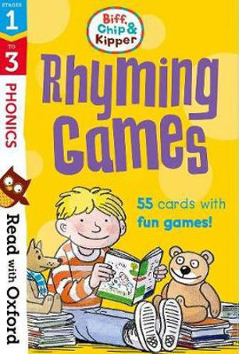 Picture of Read with Oxford Stages 1-3 Biff, Chip and Kipper Rhyming Games Flashcards