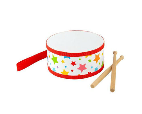Picture of Junior Drum 0-Musical Instruments - BigjIgs Toys