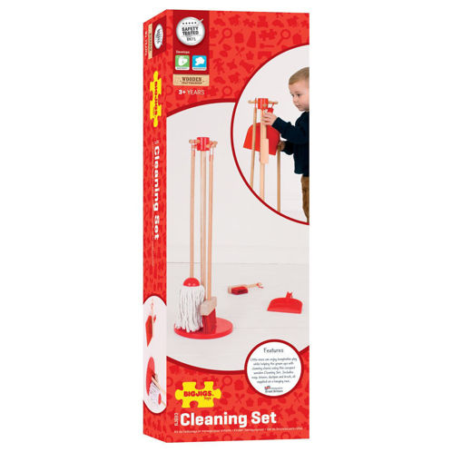Picture of Cleaning Set (Red)-Bigjigs