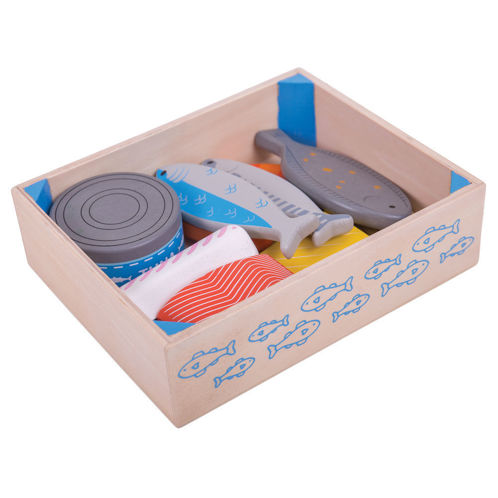 Picture of Seafood Crate - BigJigs - Pretend Toys
