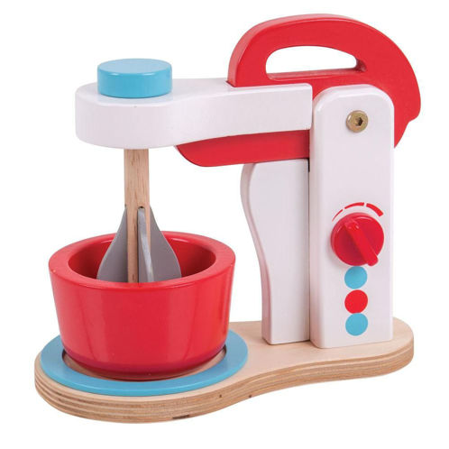 Picture of Wooden FOOD MIXER - Pretend Play - BigJigs