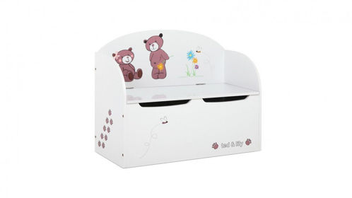Picture of Toy Storage Box white
