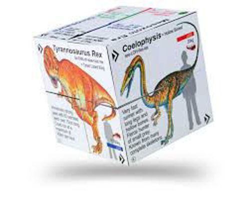 Picture of ZooBooKoo Factual Dinosaur - T-Rex & Friends Cube Book