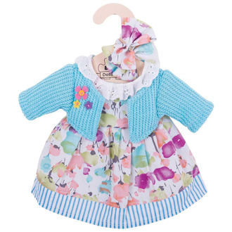 Picture of Turquoise Cardigan and Dress