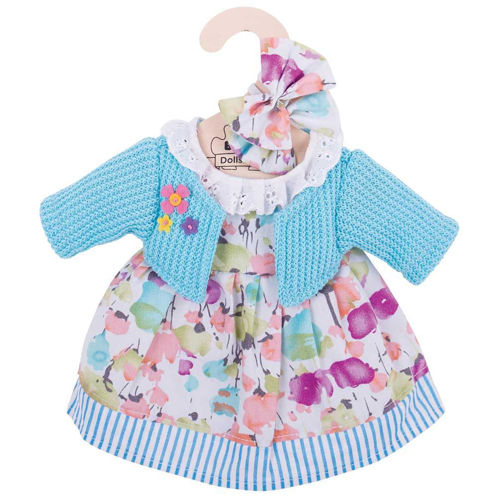 Picture of Turquoise Cardigan and Dress