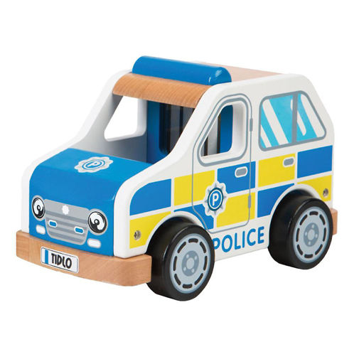 Picture of Police Car - BigJigs Toys - Wooden Cars