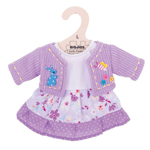 Picture of Lilac Dress and Cardigan