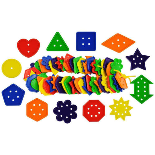 Picture of 12 Shape Number & Geometry Buttons 444pcs
