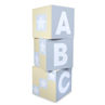 Picture of ABC-123 BLOCKS - NATURAL (3 PIECES)