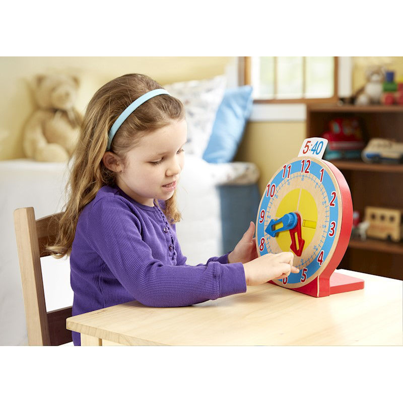 Turn & Tell wooden play Clock Shop Kids Toy Online Little Thinker